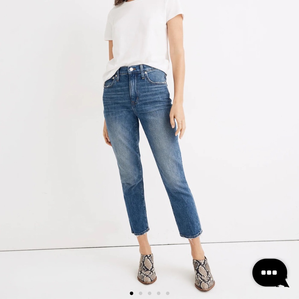 Madewell High-Rise Slim Boyjean in Lavern Wash